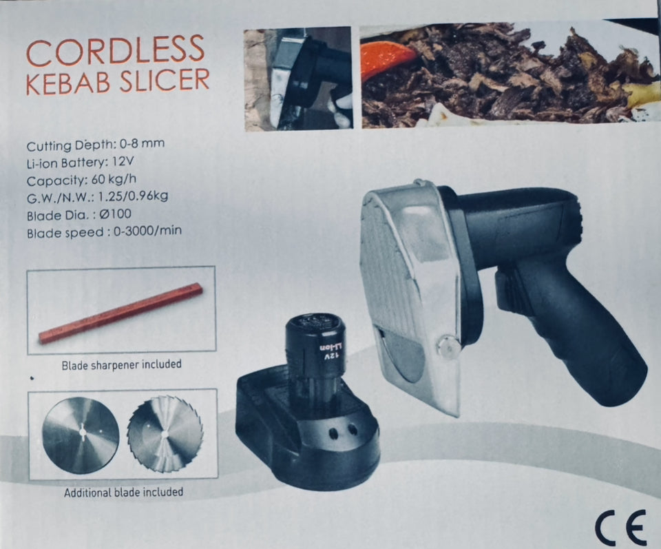 Cordless Kebab Slicer (12V) (Each)