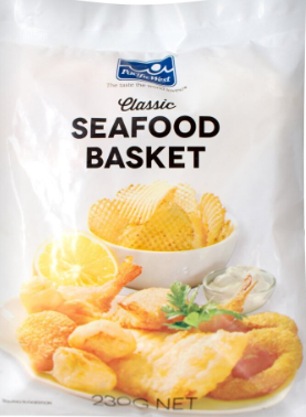 Seafood Basket Pacific West 230gx20 Carton