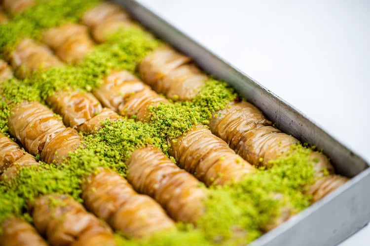 Ladies Finger (Pistachio Baklava) Tray (45)