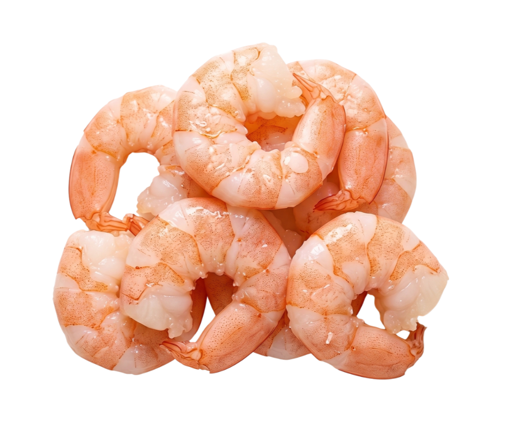 Frozen Cooked Shrimps (100-200 Per lb) - Peeled Each 1kg