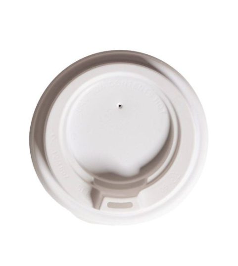 Lid (White For 8 &12 & 16 Oz Cup) (100 Pce Sleeve) Carton (1000)