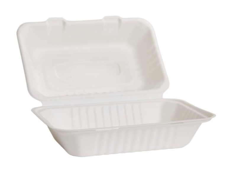 Snack Box Sugarcane Large Natural Carton (250)