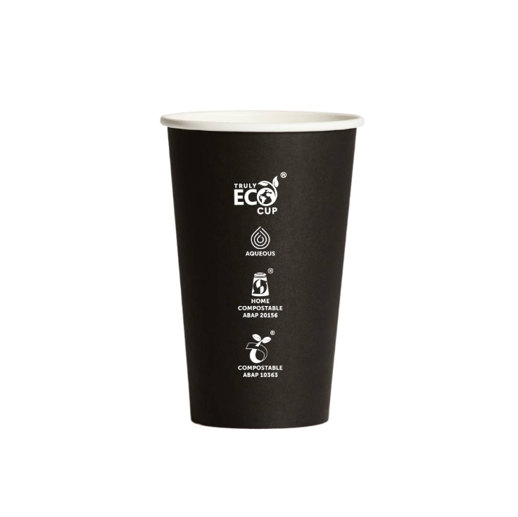 16oz Single Wall Cup Black (50) Carton (1000)