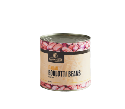 Beans - Borlotti Beans (2.5kg) Tin (A9)