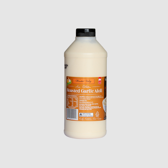 Roasted Garlic Aioli Souce Wombat Valley Bottle (1kg)
