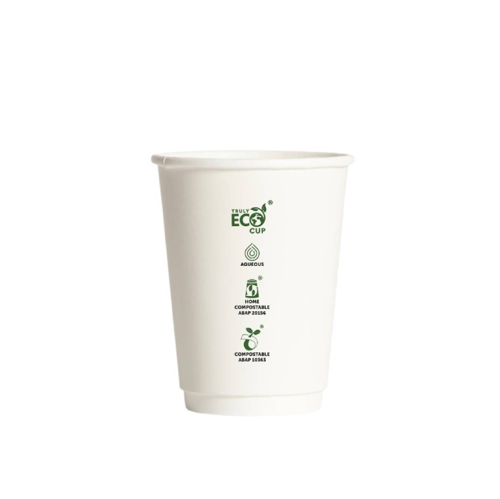 12oz Double wall Cup White (25) Carton (500)
