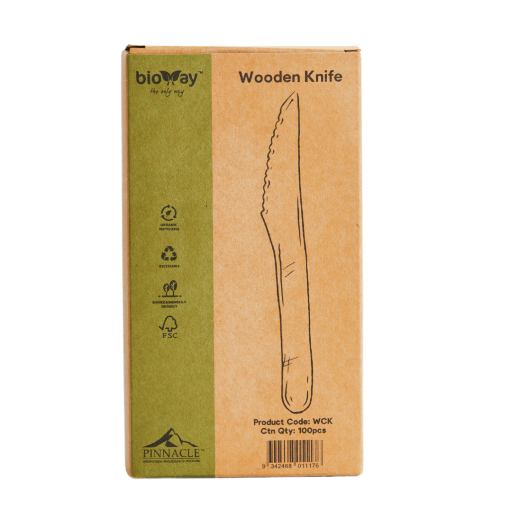 Knife Wooden 160mm Carton (1000)