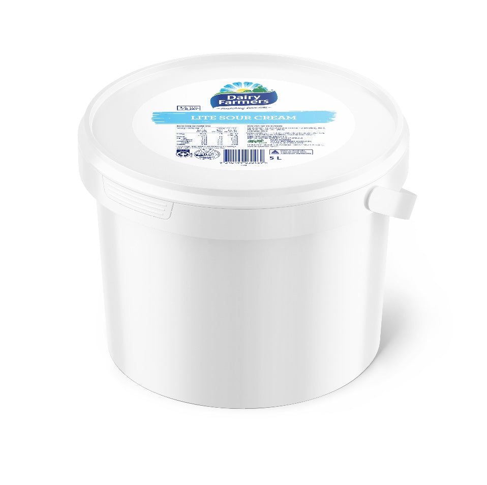 Cream Sour Lite Dairy Farmers 5L Each