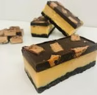Slice - Choc Caramel w Mars Sweethearts" Each (10)