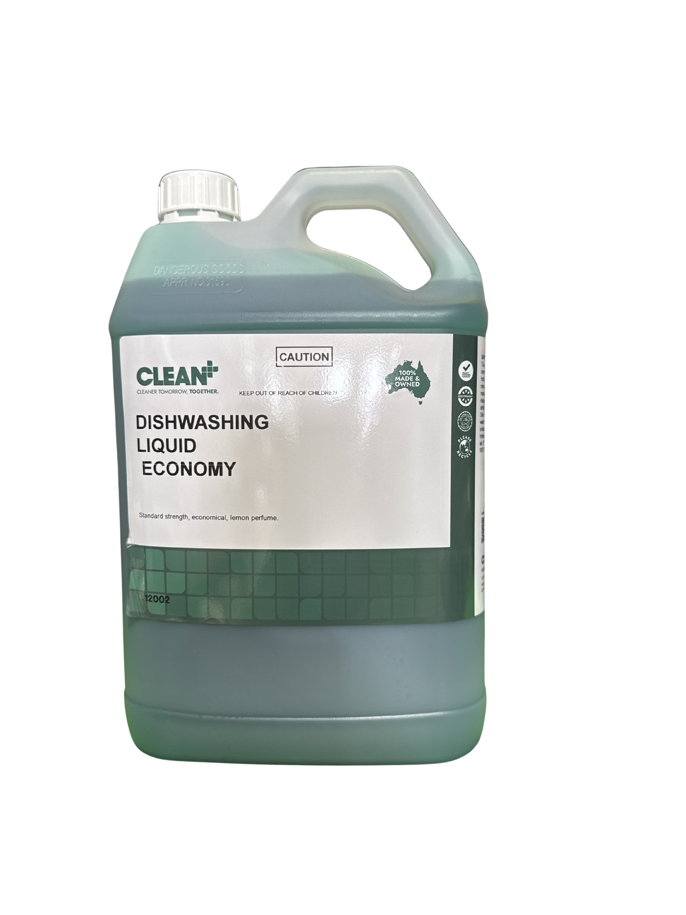 Chemical - Dishwashing Liquid Economy 5ltr Clean Plus Each