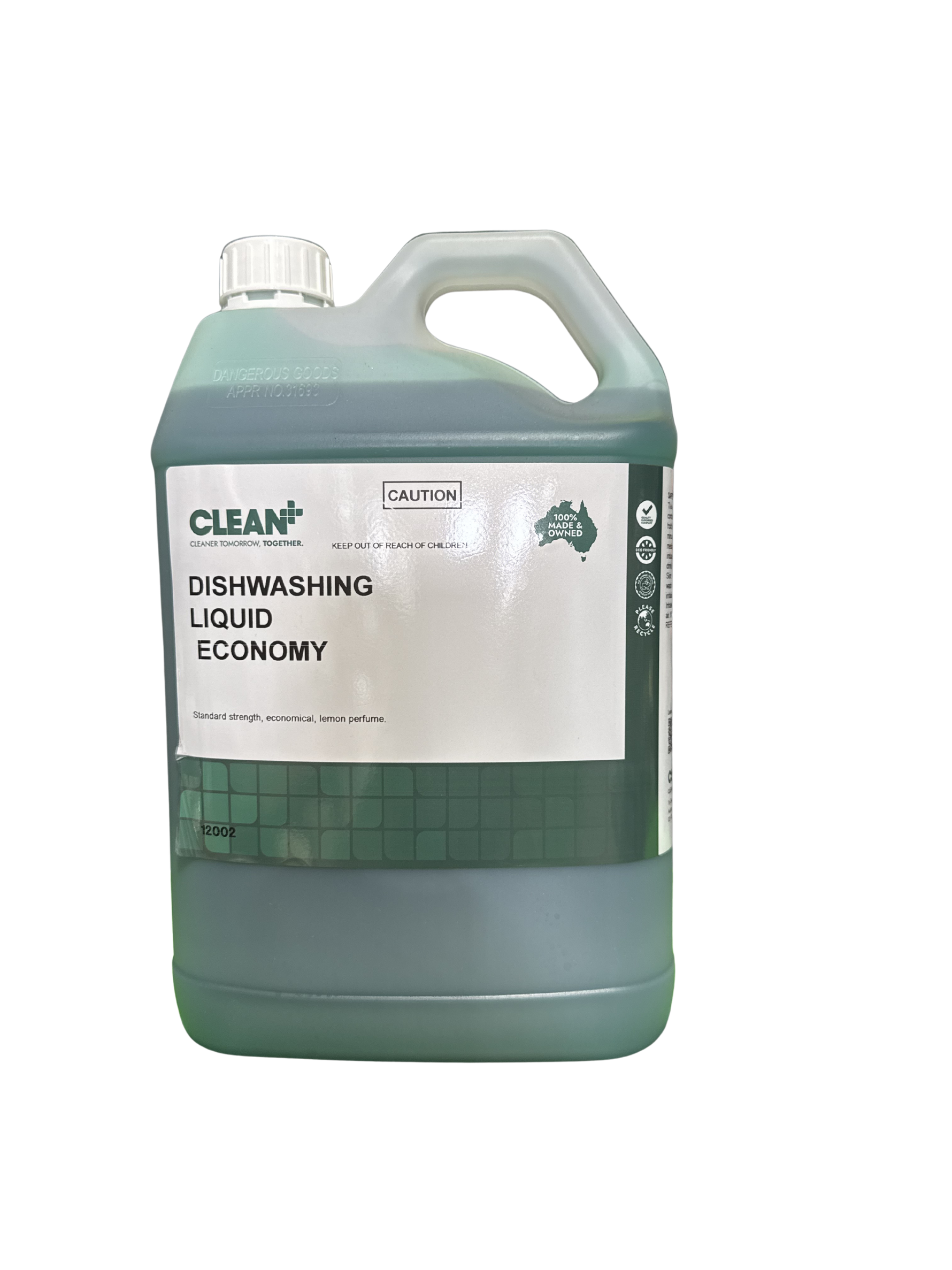 Dishwashing Liquid Economy 5ltr Clean Plus Each