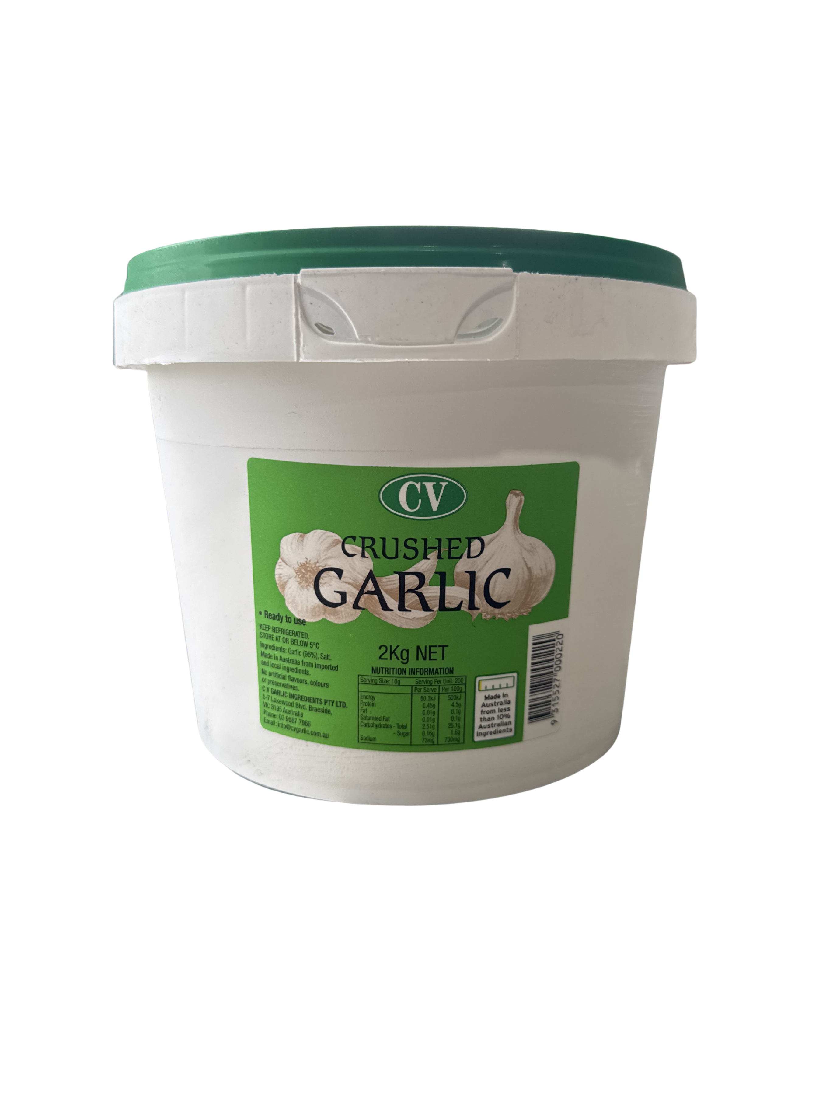 Garlic - C V Garlic - Crushed 2kg Each