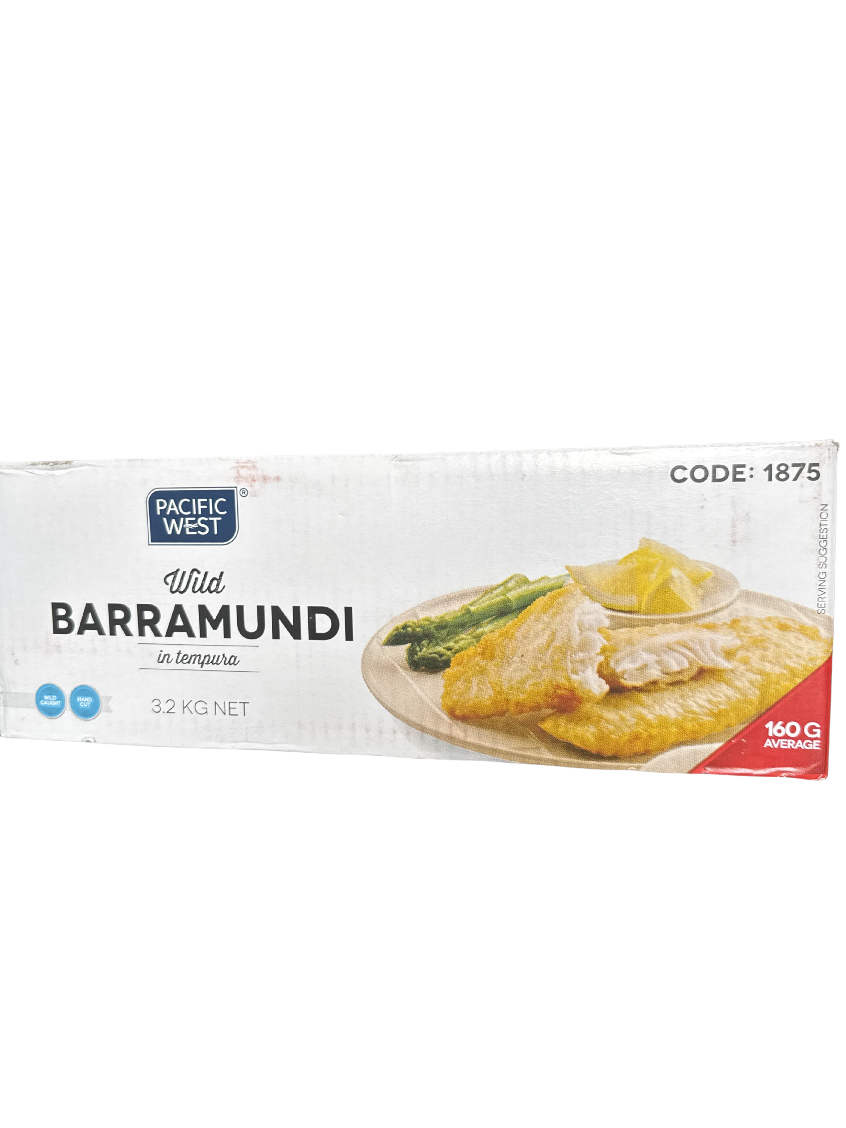 Barramundi Wild - Fillets Tempura (20X160G) Pac.West Box (20 x 160g)