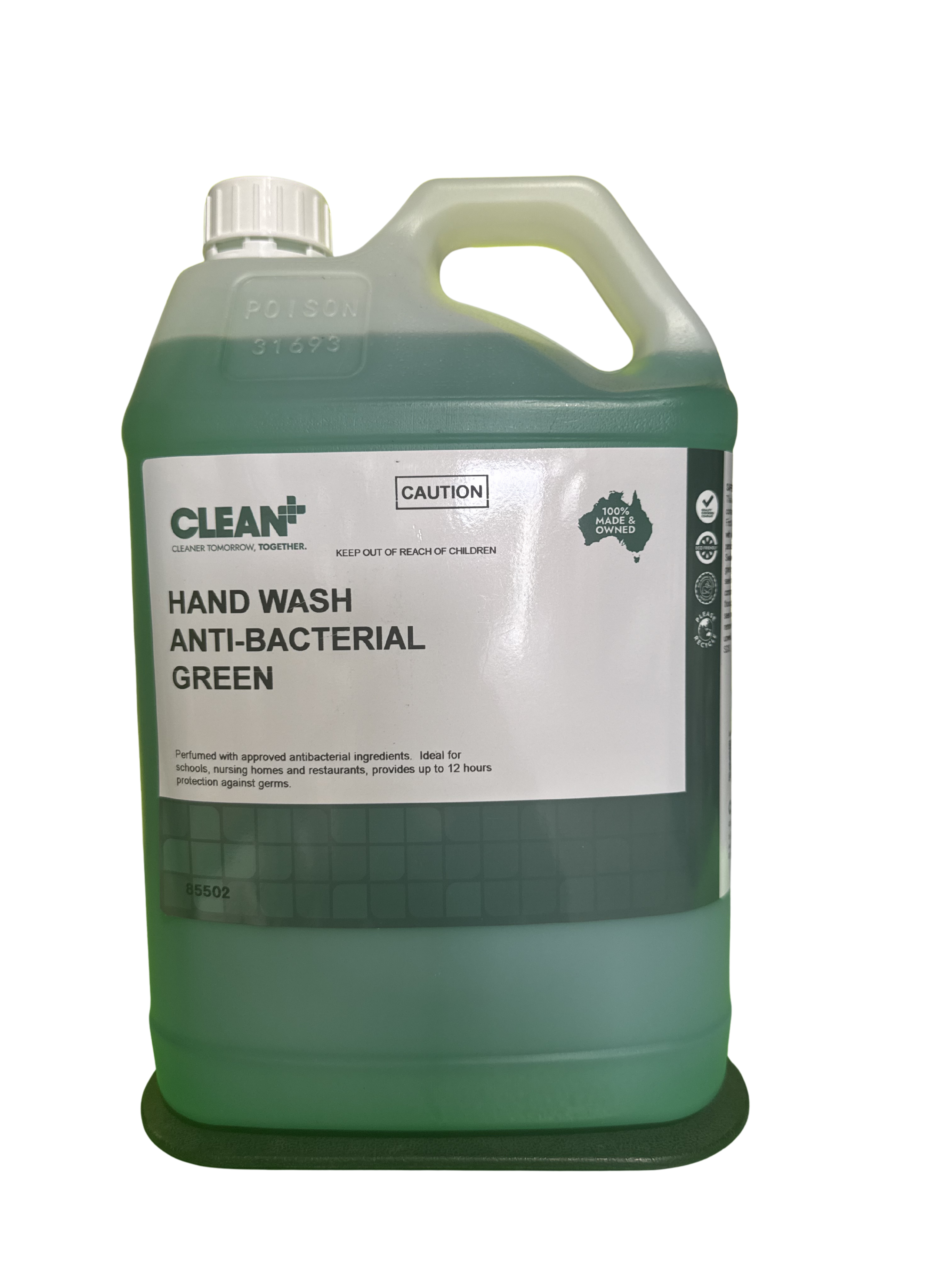 Chemical - Hand Wash Green Antibac 5Ltr Each.