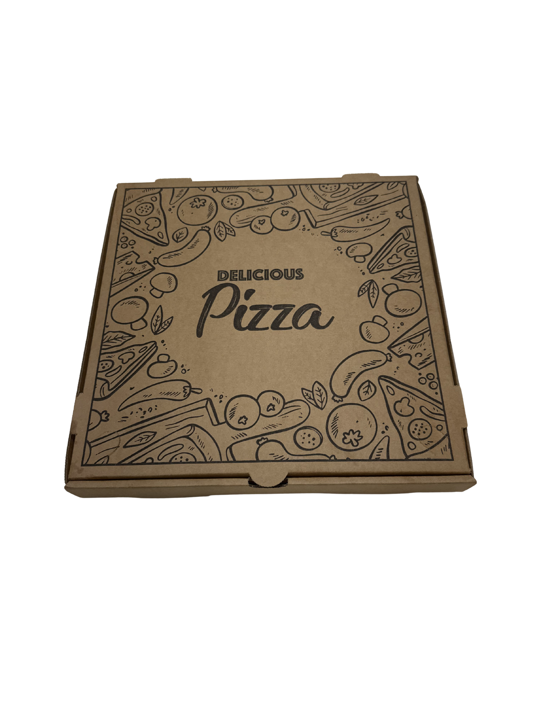 12" Pizza Box Delicious Print (75 pcs)