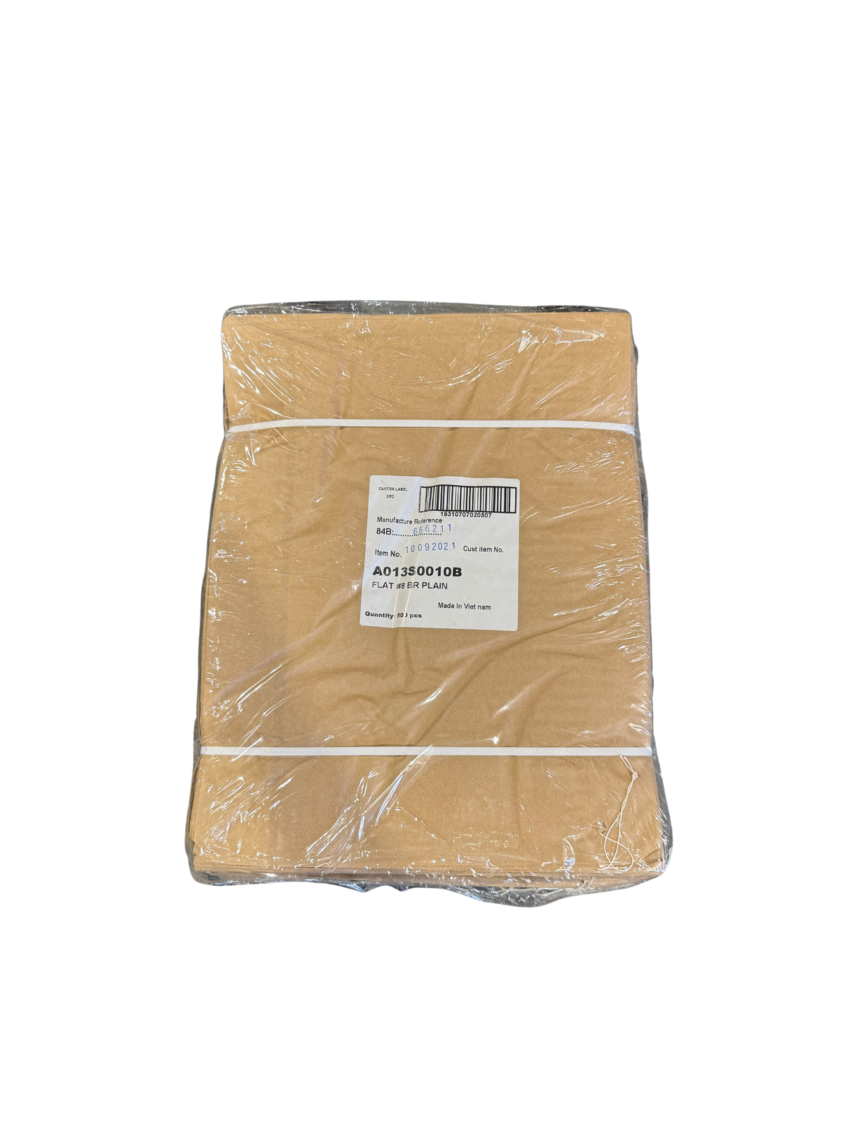 Paper Bags #8 Flat Brown (500) Bundle