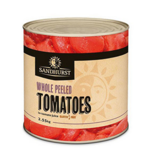 Tomatoes - Peeled Whole Box (6 x 2.5kg)
