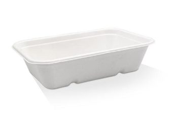 Sugarcane Rectangular Container 650ML (125) Box (500)