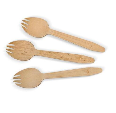Spork - Wooden 165x34x1.5mm Box (2000)