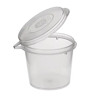 Sauce Container - 1oz With Hinged Lid Pack (100)