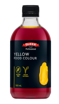 Queen Food Colouring Yellow 500Ml Each (500ml)