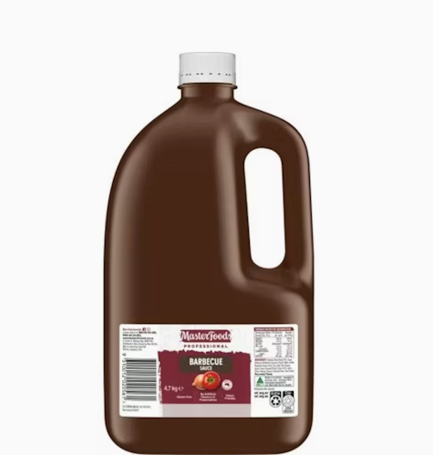 Masterfoods BBQ Sauce 4.7kg Box (3x4kg)