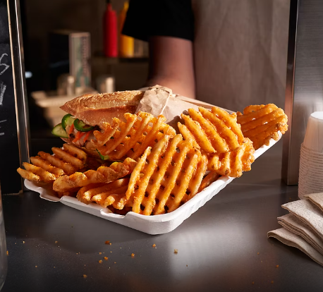 Lamb Weston - Seasoned Criss Cut Skin on 6x2.04kg CTN (6 x 2kg)