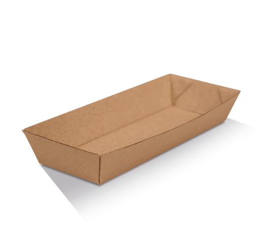 Food Trays - Hot Dog Brown Go 190x70x50 Box (300)
