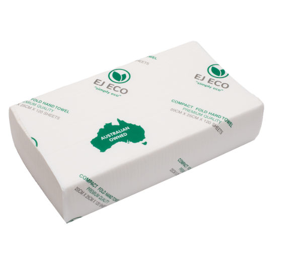 HAND TOWEL - COMPACT SLIMLINE EJ ECO 20X25CM Carton 20