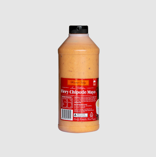 Fiery Chipotle Mayo Sauce Wombat Valley Bottle (1kg)