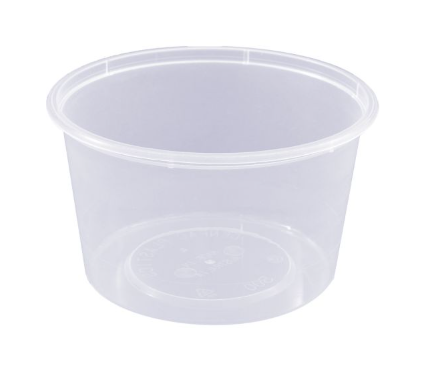 Round Container 500ml Sleeve (50)