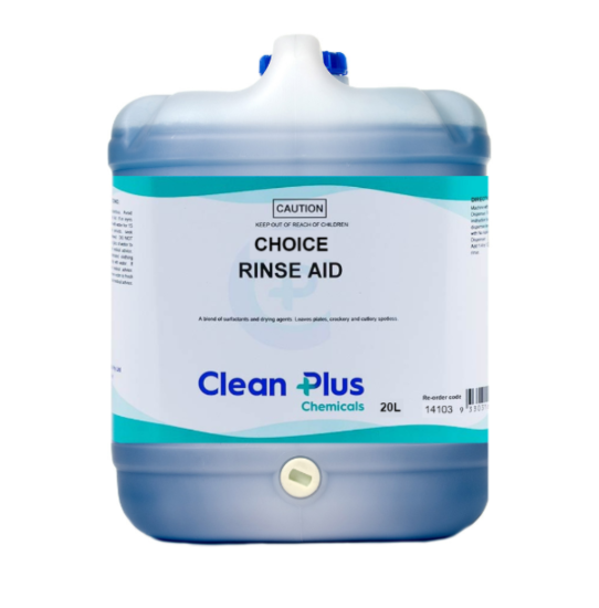 CHOICE RINSE AID 20LTR DRUM Each