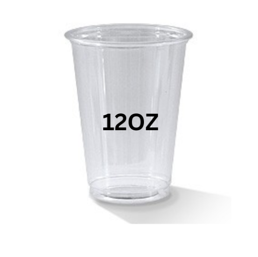 Cup 12oz Clear 92mm Sleeve (50)