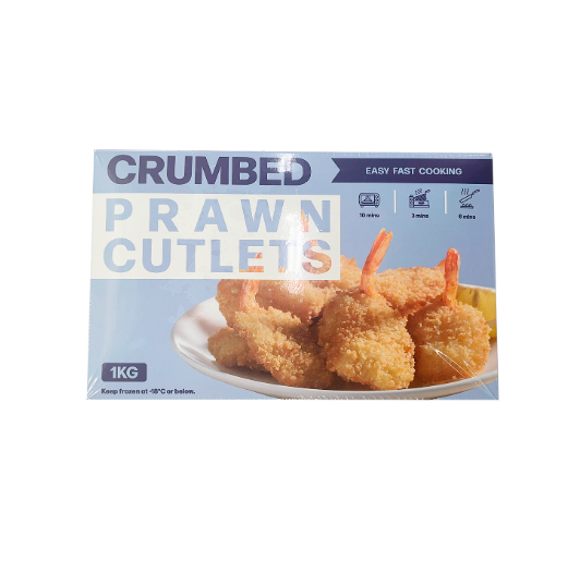 CRUMBED PRAWN CUTLETS 13/15 OCEAN EMPIRE Pkt (1kg) FROZEN