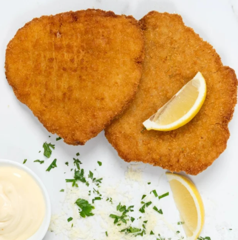 Chicken - Breast Schnitzel Crumbed Box (250g x 5kg)