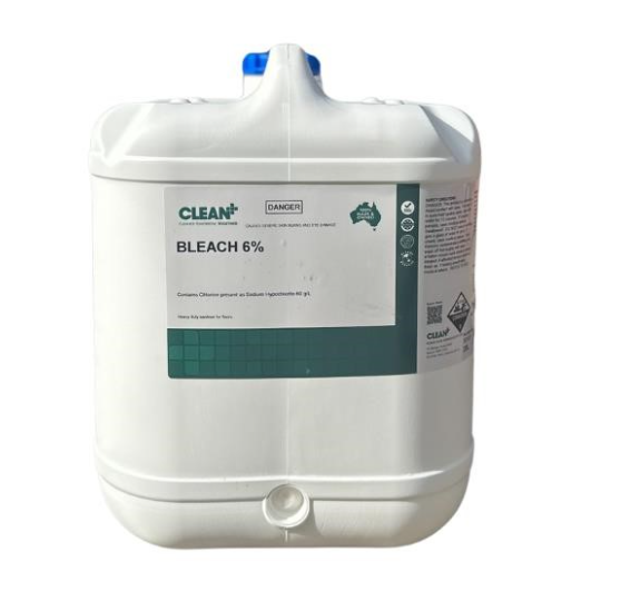 Bleach 6% 20Ltr Drum Clean Plus