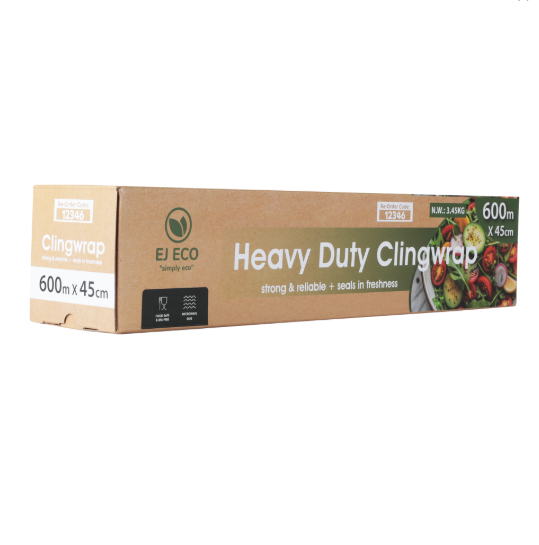 CLING WRAP WITH CUTTER HEAVY DUTY 45CM X 600M Roll