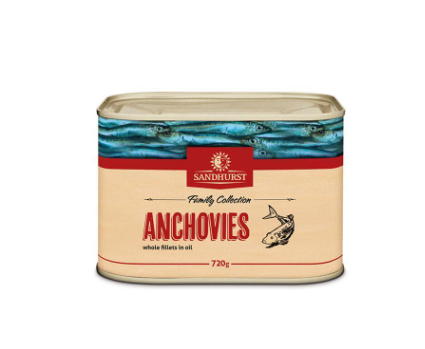 Anchovies Sandhurst Box (12 x 720g)