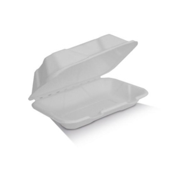 Snack Box Sugarcane Regular 229x157x70mm ctn (200)