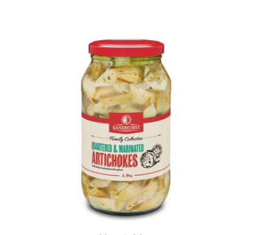 Artichoke Quarters Marinated Each (1.9kg) Jar
