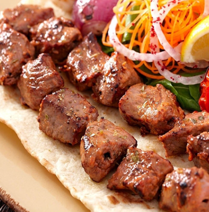 Marinated Diced Beef Souvlaki 2 Kg