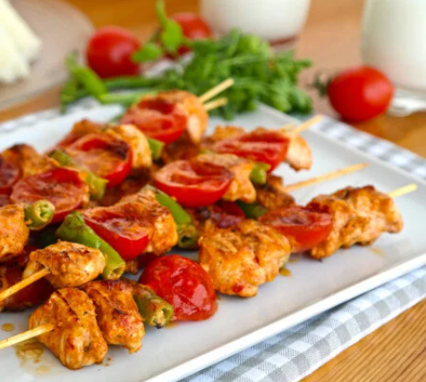 Marinated Diced Chicken  Souvlaki 2 kg