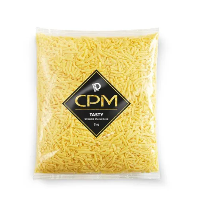 Cheese - Shredded Tasty CPM Box (6 x 2Kg)