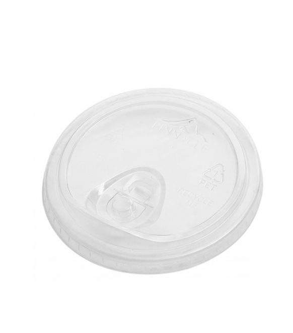 Sip PET Lid Clear 98mm (12/14/16/20/24oz) Sleeve (100)