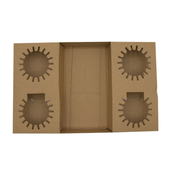 Coffee Cup Tray 4 Cups Breakable Cardboard ctn (100)