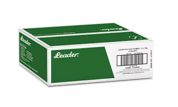 Fish Cakes Crumbed Leader 3.2kg