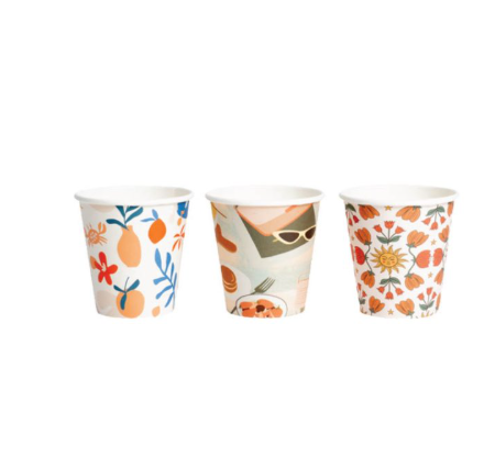 6oz Single Wall Cafe Collection 80mm Sleeve (50)