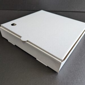 12" Plain White Pizza Box