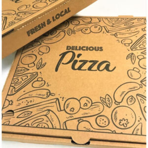 Pizza Box 12" Delicious Print 75/Slab