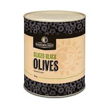 Olives - Black Sliced 'Sandhurst'